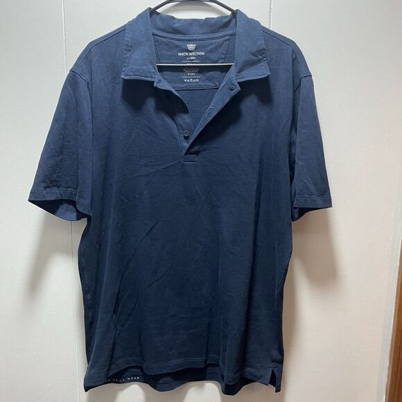Mack Weldon Other - Mack Weldon Shirt Men's Size XL Blue Polo Golf Breathable Lightweight Logo